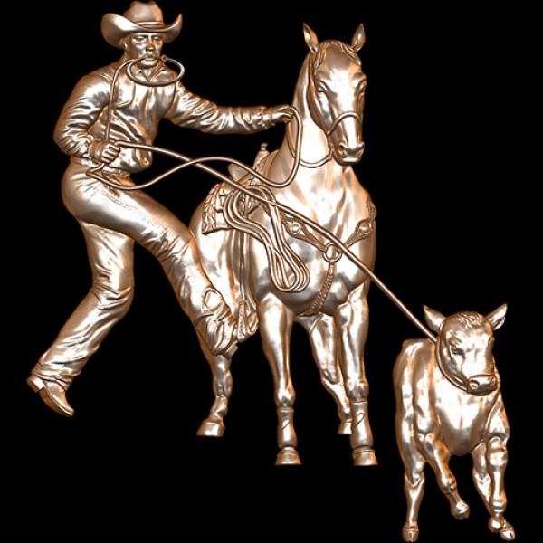 Calf Roper Clay